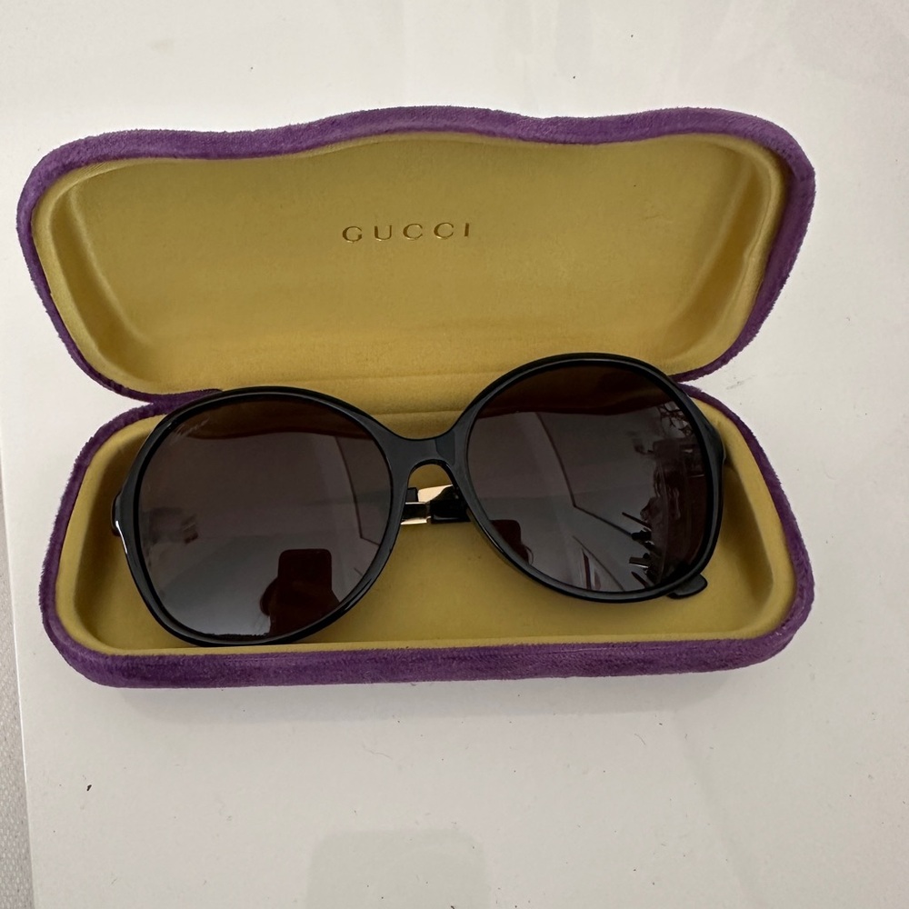 Gucci Black Sunglasses with Case